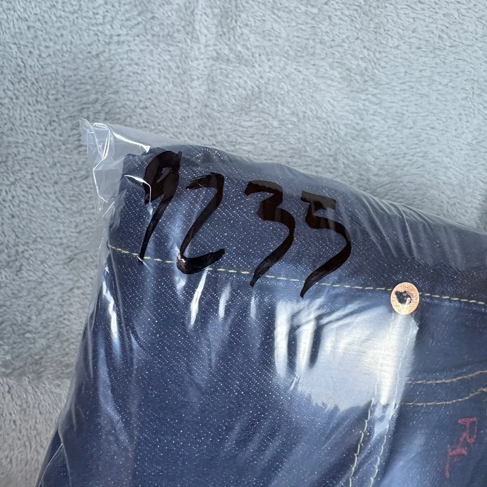 Polo Ralph Lauren Jeans Men 40x32 (Fits 42x34) Slim Fit Dark Wash‎ Indigo Denim